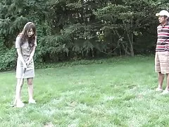 Www sex filmy pl chętny brunetka kocha wysysających twarde kurek na polu golfowym